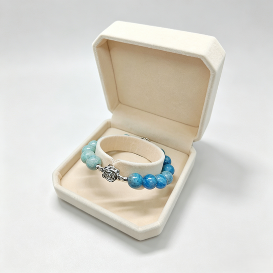 Jiowel Mix & Mag Amazonite + Apatite Bracelet