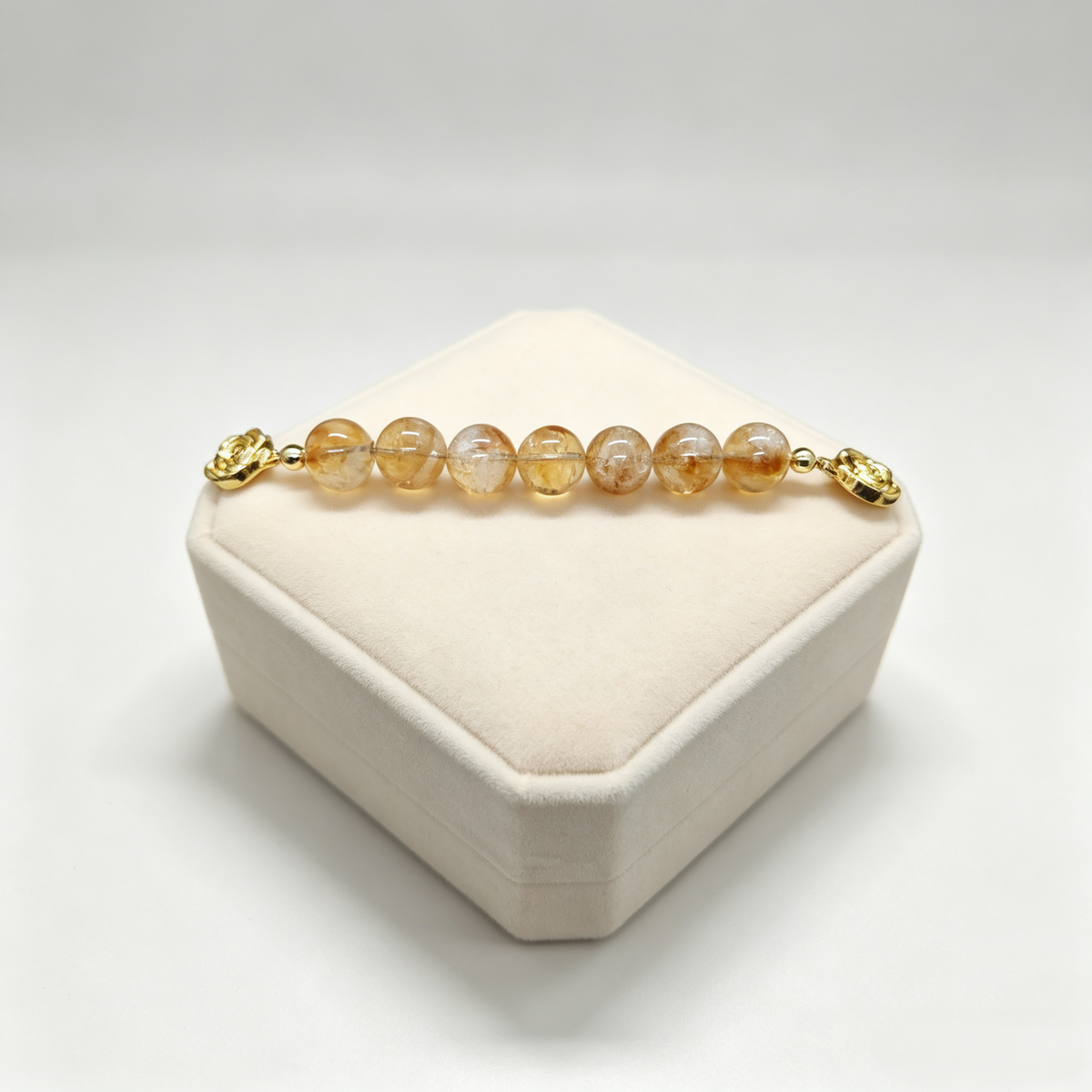 Jiowel Mix & Mag Hematoid Quartz & Golden Tiger Eye Bracelet